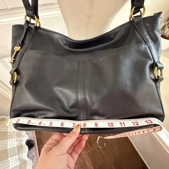 Fossil Sam Black Leather Tote/Shoulder Bag ZB1464001 - Picture 7 of 16